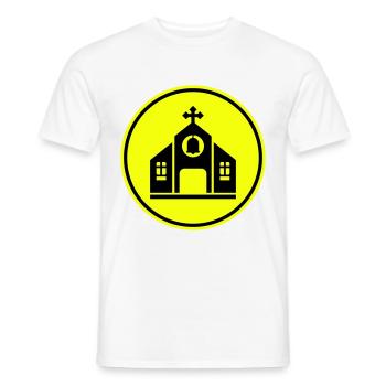 Kirche glaube - Männer T-Shirt - Weiß - Vorne - AI Model Male 178 dark (178cm)
