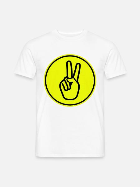Hand Peace - Men's T-Shirt - white