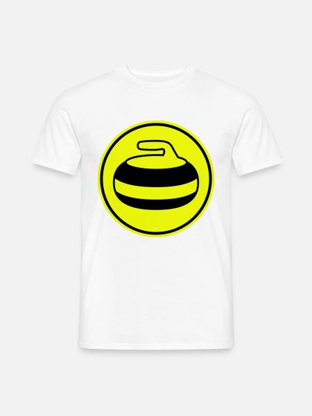 Curling sport - Männer T-Shirt - Weiß