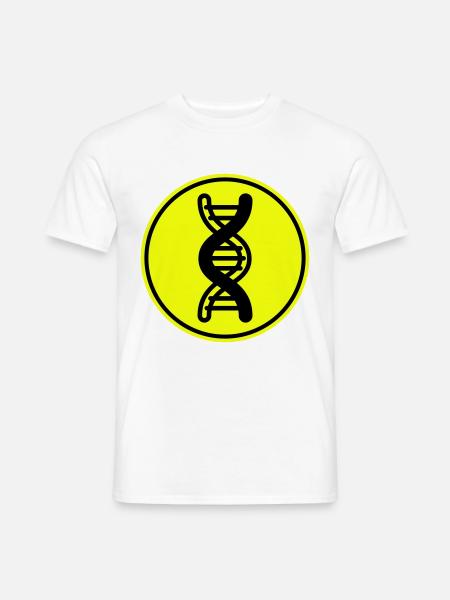 Dna symbol - Männer T-Shirt - Weiß
