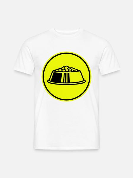 Bowl Dog - Men's T-Shirt - white
