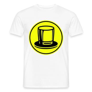 Cylindre Groom - T-shirt homme - blanc - Devant - AI Model Male 178 dark (178cm)
