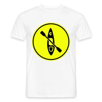 Kanu icon - Männer T-Shirt - Weiß - Vorne - AI Model Male 178 dark (178cm)