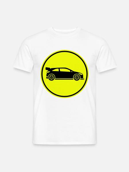 Auto Rennfahrer - Männer T-Shirt - Weiß