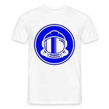 Astronaut icon icon - Men's T-Shirt - white - Front - AI Model Male 178 dark (178cm)