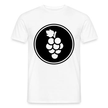 raisins - T-shirt homme - blanc - Devant - AI Model Male 178 dark (178cm)