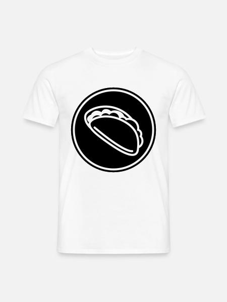 Burrito Symbol - Men's T-Shirt - white