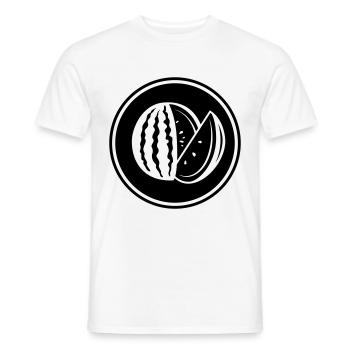 Melone Frucht - Männer T-Shirt - Weiß - Vorne - AI Model Male 178 dark (178cm)
