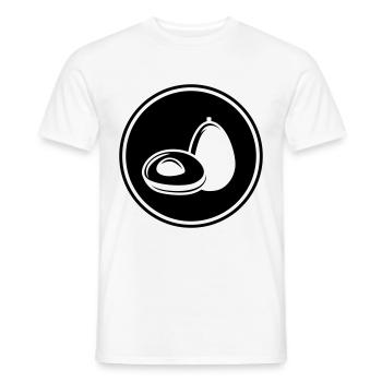 Symbole de l’avocat - T-shirt homme - blanc - Devant - AI Model Male 178 dark (178cm)