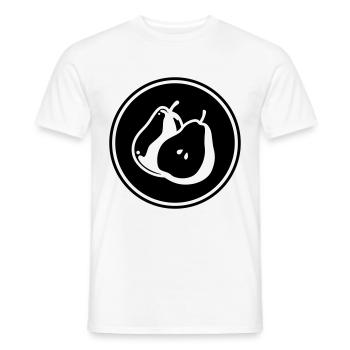 Fruit de poire - T-shirt homme - blanc - Devant - AI Model Male 178 dark (178cm)