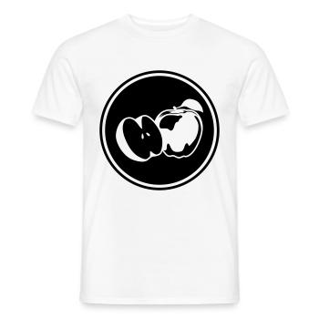 Apple icon vitamins - Men's T-Shirt - white - Front - AI Model Male 178 dark (178cm)