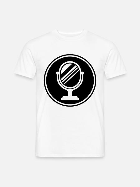 Mirror Icon Silhouette - Men's T-Shirt - white