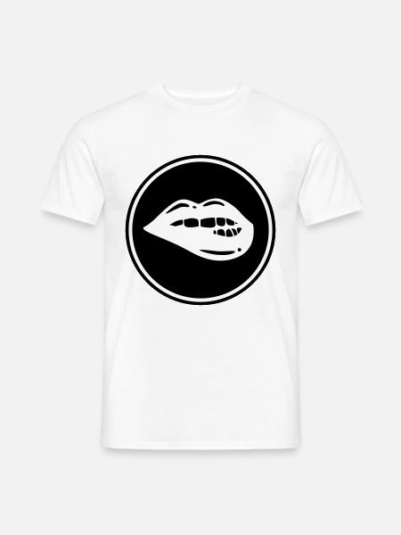 Lip symbol - Men's T-Shirt - white
