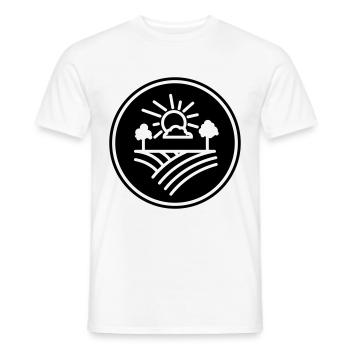 Farm Farmer - Men's T-Shirt - white - Front - AI Model Male 178 dark (178cm)