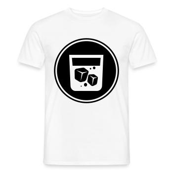 Whisky Icon - Männer T-Shirt - Weiß - Vorne - AI Model Male 178 dark (178cm)