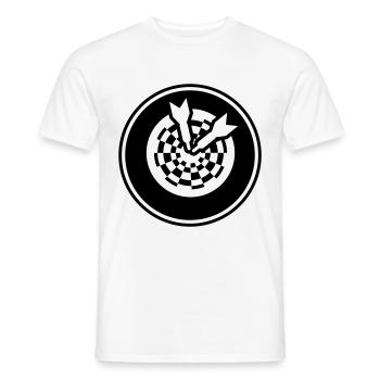 Darts 180 Symbol - Männer T-Shirt - Weiß - Vorne - AI Model Male 178 dark (178cm)