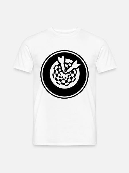 Darts 180 Symbol - Men's T-Shirt - white