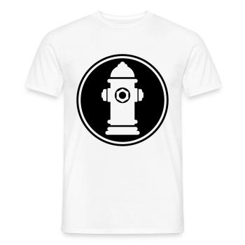 Hydrant Icon - Männer T-Shirt - Weiß - Vorne - AI Model Male 178 dark (178cm)