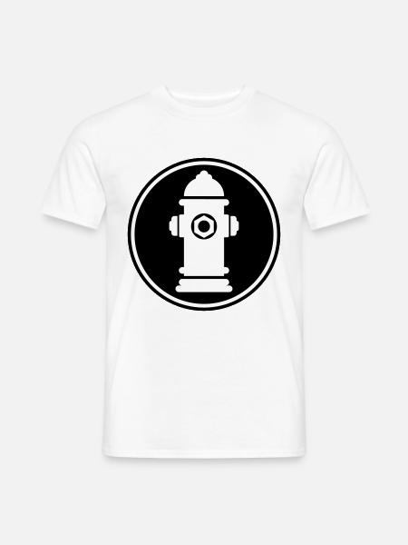 Hydrant Icon - Men's T-Shirt - white