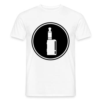 Silhouette de cigarette électronique - T-shirt homme - blanc - Devant - AI Model Male 178 dark (178cm)