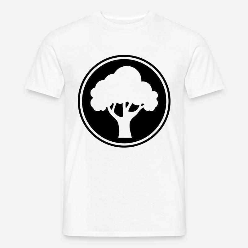 Baum Natur Symbol - Männer T-Shirt - Weiß