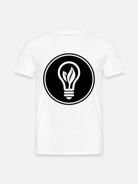 Light bulb icon - Men's T-Shirt - white