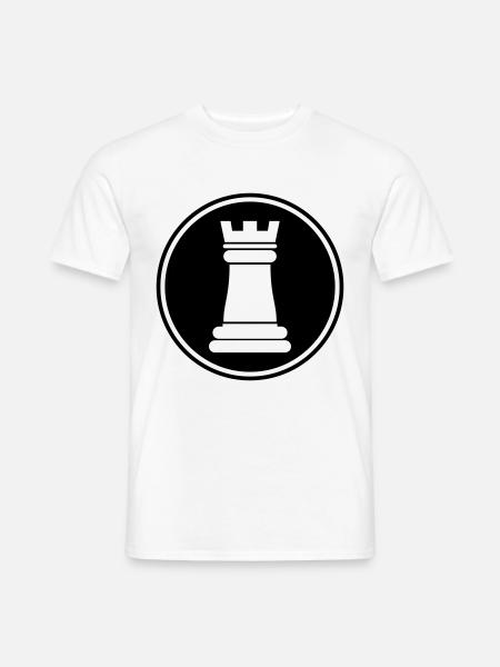 pièce d'échecs - T-shirt homme - blanc