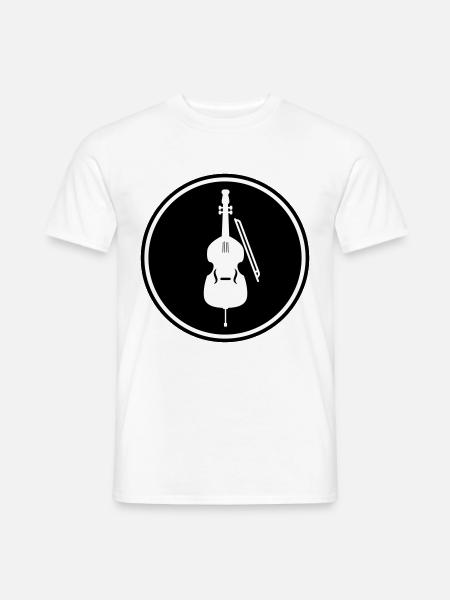Violin icon symbol - Men's T-Shirt - white