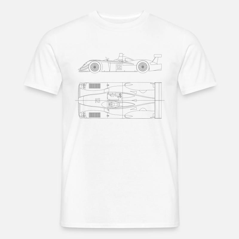 R8 LeMans - Männer T-Shirt - Weiß