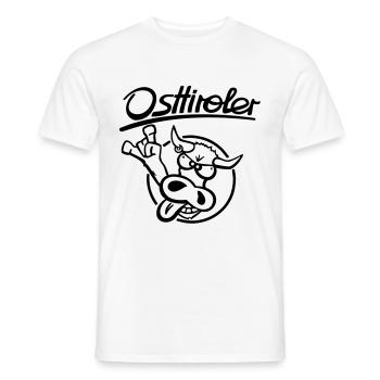 Ost Tiroler Grauvieh komplett - Männer T-Shirt - Weiß - Vorne - AI Model Male 178 dark (178cm)
