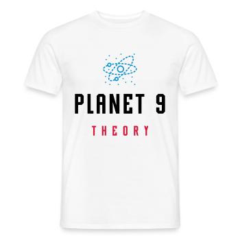 PLANET 9 THEORY / PLANET X - T-shirt homme - blanc - Devant - AI Model Male 178 dark (178cm)