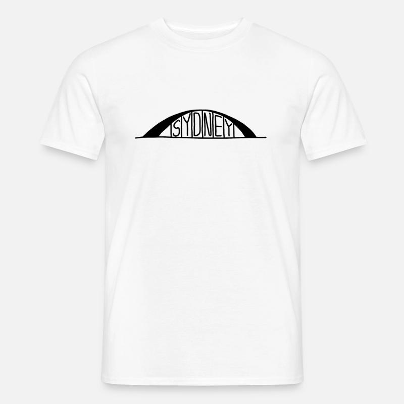 Sydney - Männer T-Shirt - Weiß