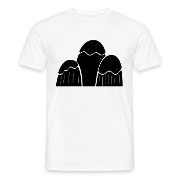 Berge Berg Gebirge Mountain 20 Zeichenfläche 21 - Männer T-Shirt - Weiß - Vorne - AI Model Male 178 dark (178cm)