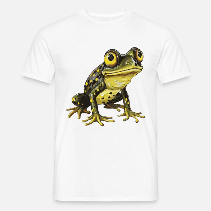 Frosch Tier - Männer T-Shirt - Weiß