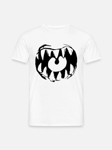 Große Klappe - Männer T-Shirt - Weiß