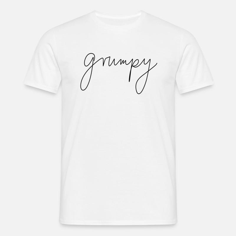 Grumpy Grumpy Whimsy Gift - Men's T-Shirt - white