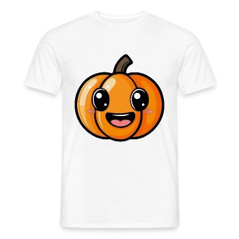Kürbis Halloween Herbst Baby - Männer T-Shirt - Weiß - Vorne - AI Model Male 178 dark (178cm)
