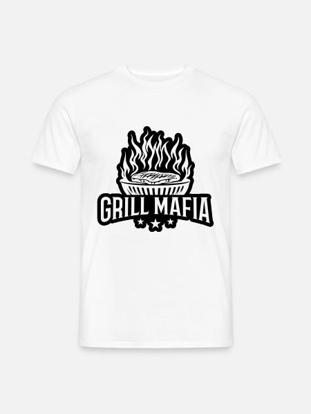 Grill Mafia Grilling - Men's T-Shirt - white