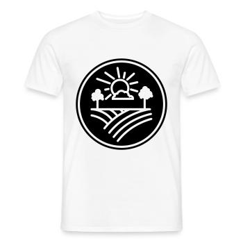 Farm Farmer - Men's T-Shirt - white - Front - AI Model Male 178 dark (178cm)