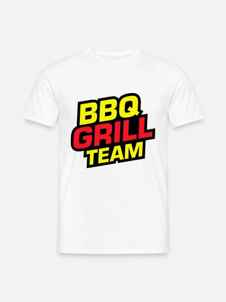 Grill Bbq BarbecueTeam - Men's T-Shirt - white
