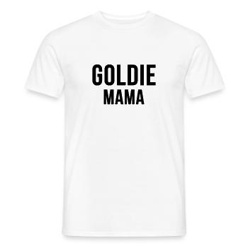 Golden Retriever Hundemama Haustier Hunde Geschenk - Männer T-Shirt - Weiß - Vorne - AI Model Male 178 dark (178cm)