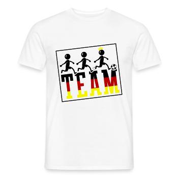 Fussball Team Meister Germany - Männer T-Shirt - Weiß - Vorne - AI Model Male 178 dark (178cm)
