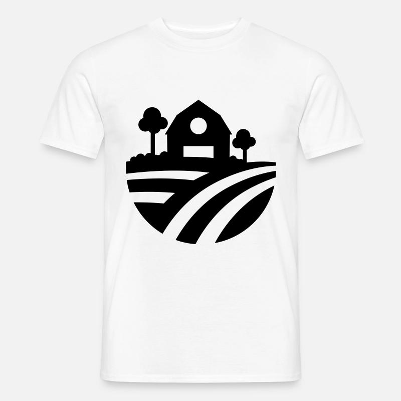 Farm Ernte icon - Männer T-Shirt - Weiß