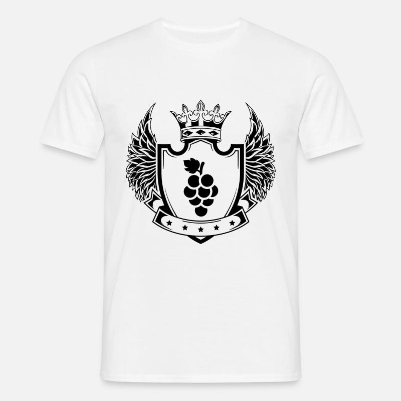 weintrauben - Männer T-Shirt - Weiß