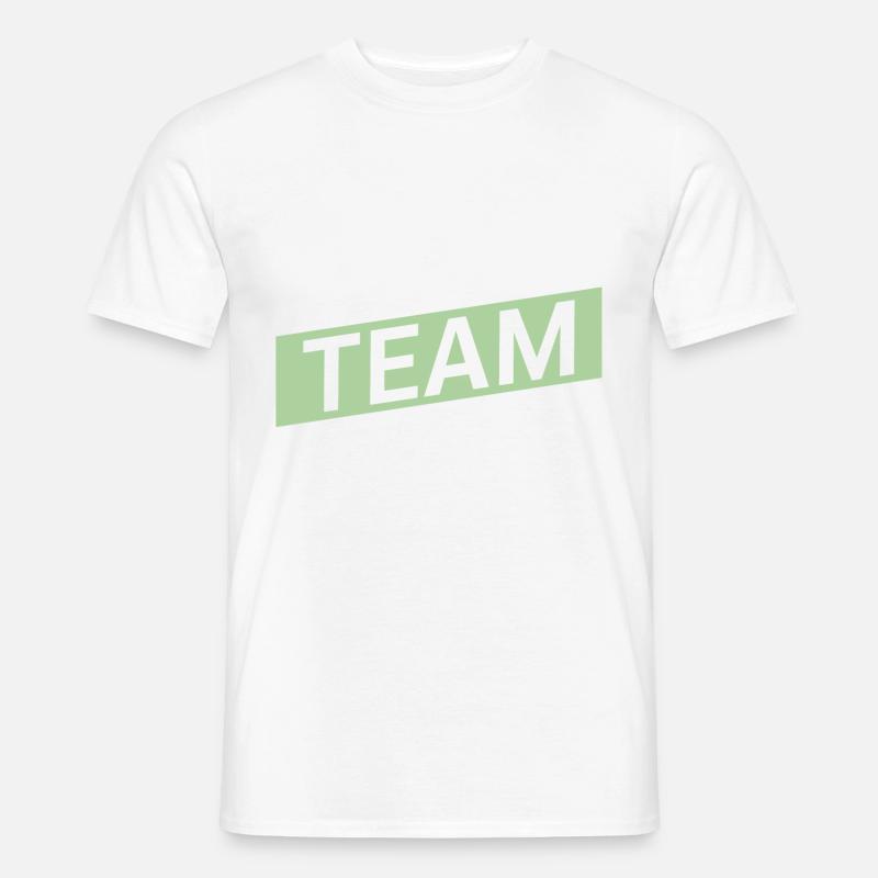 Dancing Team - Männer T-Shirt - Weiß