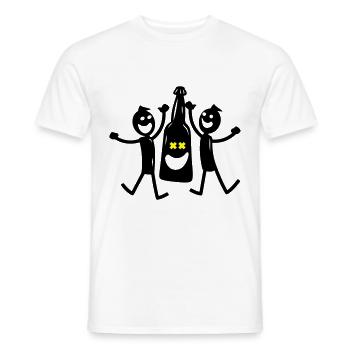 Jga Junggesellenabschied Bier Geburtstag - Männer T-Shirt - Weiß - Vorne - AI Model Male 178 dark (178cm)