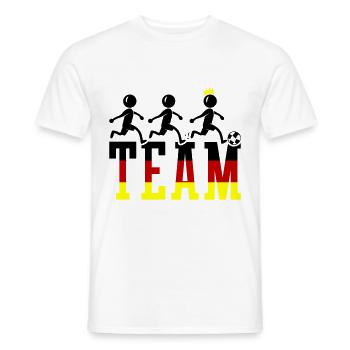 Fussball Team Meister Germany - Männer T-Shirt - Weiß - Vorne - AI Model Male 178 dark (178cm)