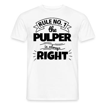 PULPER cadeau amusant - T-shirt homme - blanc - Devant - AI Model Male 178 dark (178cm)