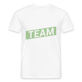 Climbing Team - Männer T-Shirt - Weiß - Vorne - AI Model Male 178 dark (178cm)