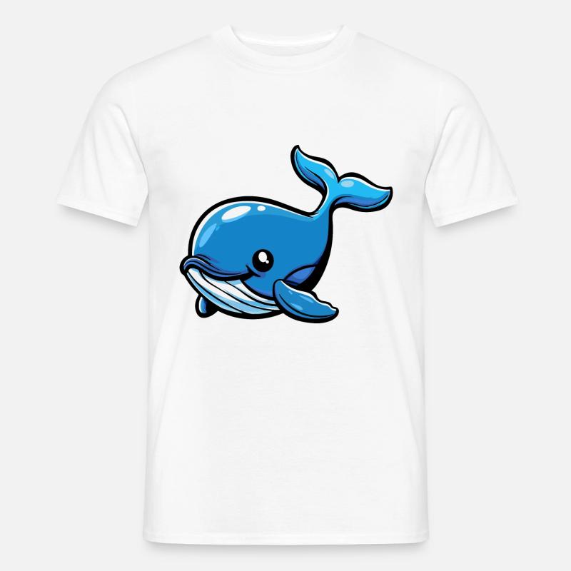 Whale Comic - Men’s T-shirt - white